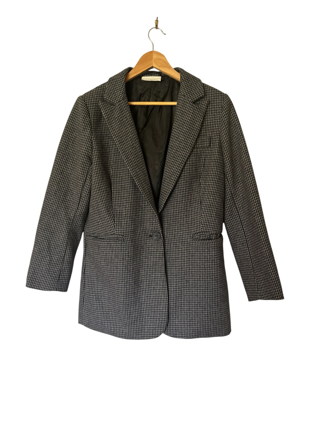 Isabel Marant Etolie Ice Houndstooth Wool Blazer